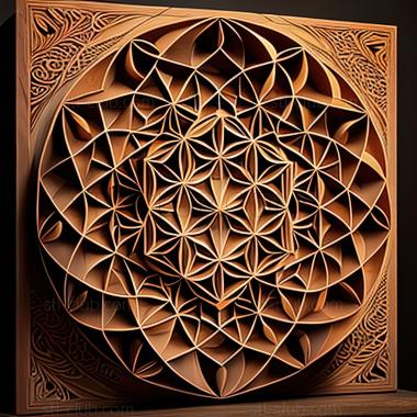 3D model st sacred geometry (STL)